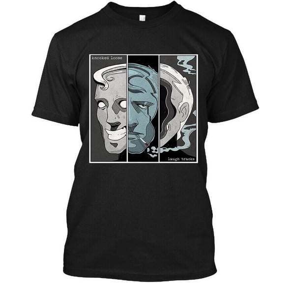 NEW! Popular Knocked Loose Laugh Tracks American Vintage Logo T-Shirt Size S-4XL