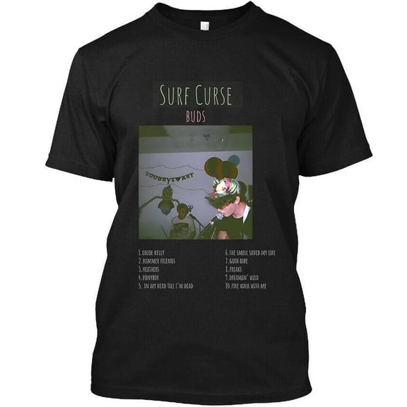 NEW! Popular Surf Curse Buds American Music Graphic Classic Logo T-SHIRT S-4XL