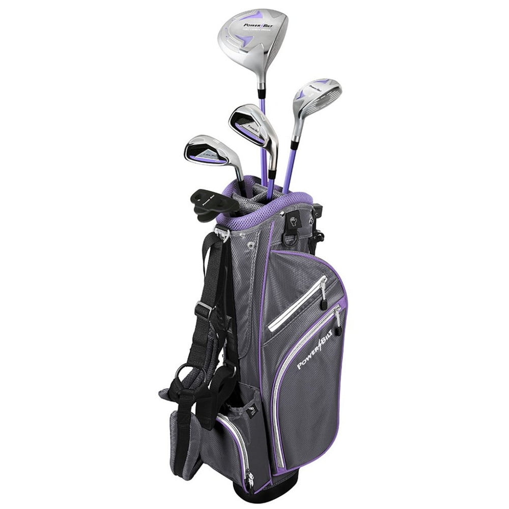 NEW PowerBilt Lavender Series Junior Golf Set Driver Hybrid Iron