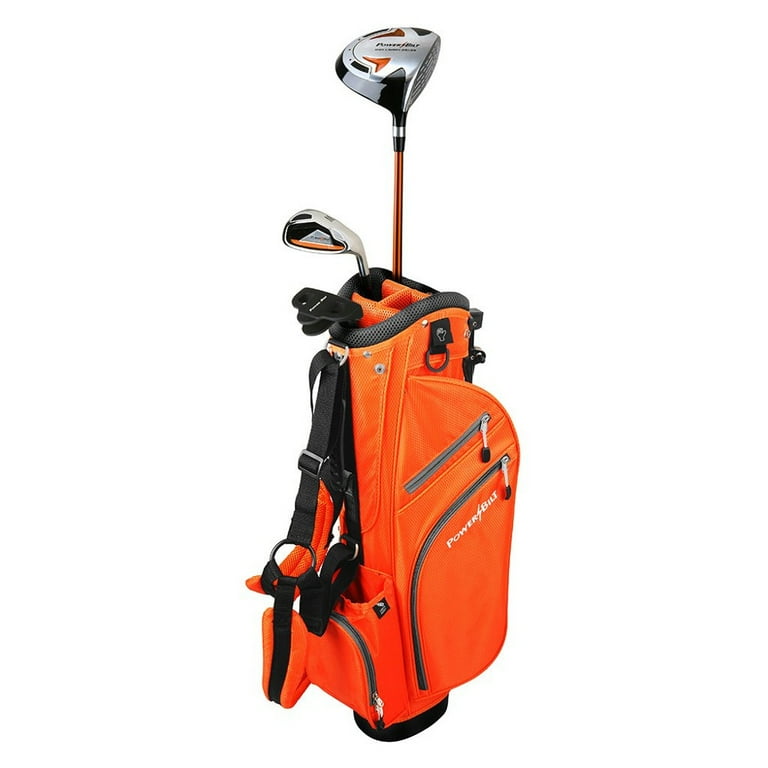 NEW PowerBilt Orange Series Junior Golf Set Driver Iron Wedge