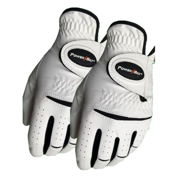 NEW PowerBilt Sure-Soft Golf Gloves All Weather 2-Pack Size M Regular LH
