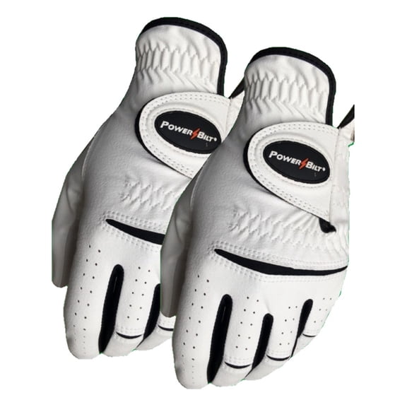 NEW PowerBilt Sure-Soft Golf Gloves All Weather 2-Pack Size ML Cadet LH