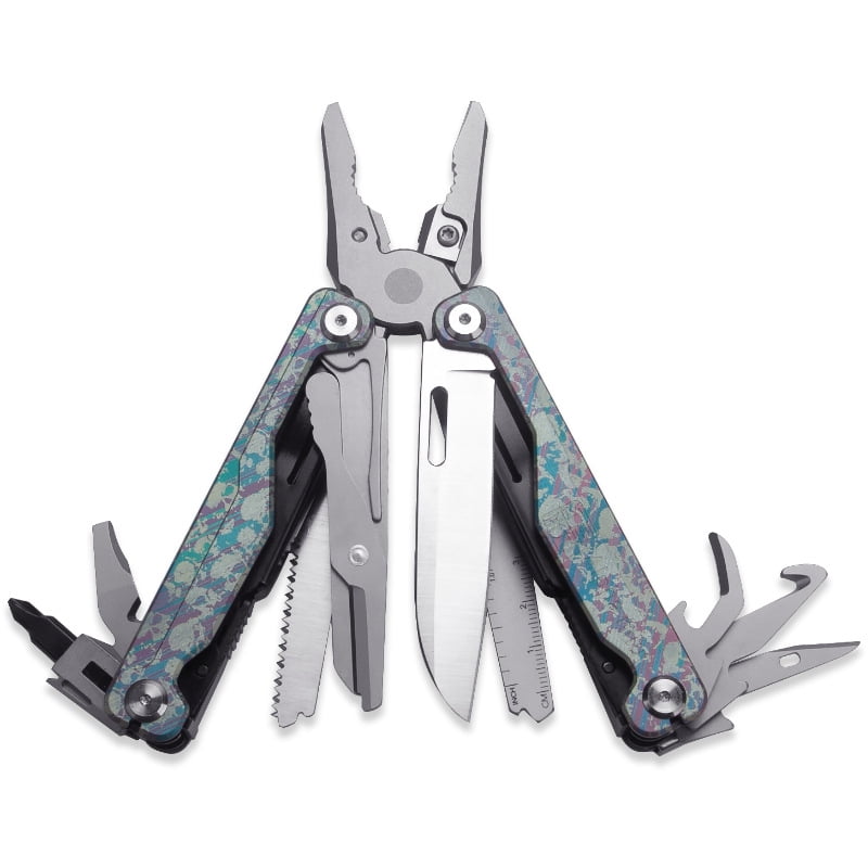 NEW Premium Titanium Handle multi-function Pliers 420 Stainless Steel Head 440 Accessories Outdoor emergency survival tools
