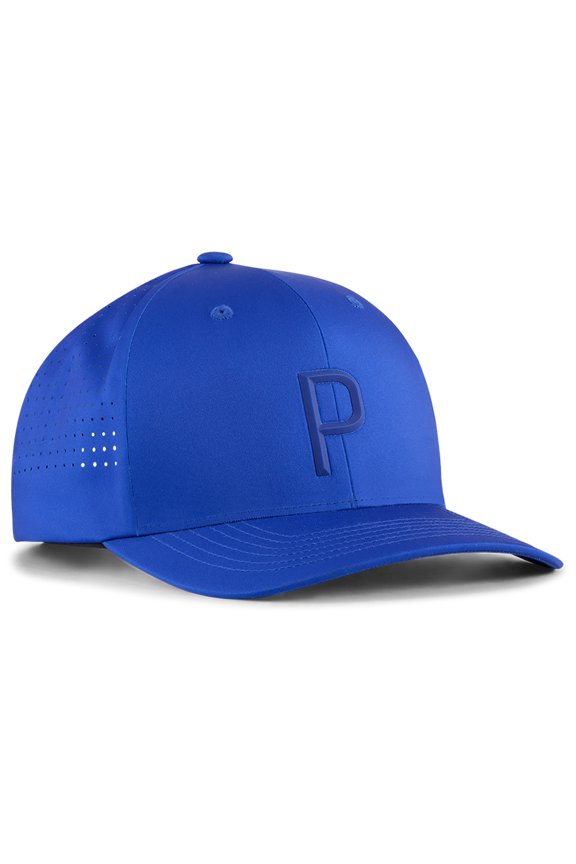 NEW Puma Golf Tech P Snapback Hat Cap - Royal Sapphire