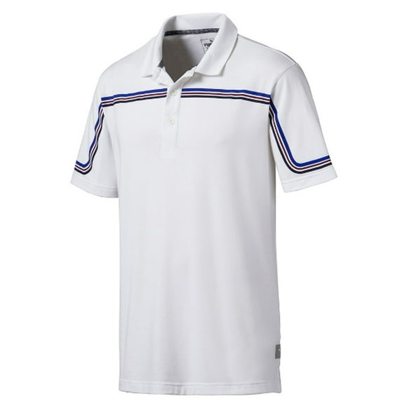 NEW Puma Looping Polo Bright White Golf Polo/Shirt Men's XX-Large (XXL)