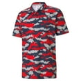 thumbnail image 1 of NEW Puma MATTR Volition Flanked High Risk Red Golf Polo Men's Large (L), 1 of 3