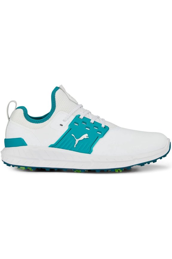 NEW Men's Puma Ignite Articulate Golf Shoes White/Green Lagoon Size 7.5M