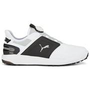 NEW Puma Mens Ignite Elevate DISC Golf Shoes White/Black/Silver Size 7M