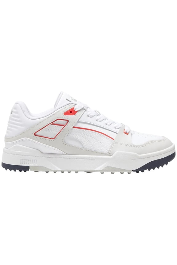 NEW Puma Men's Slipstream G Spikeless Golf Shoes White/Deep Navy Size 7M