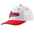 thumbnail image 1 of Puma Youth Script Fitted Hat (White/High Risk Red, OSFA) NEW, 1 of 1