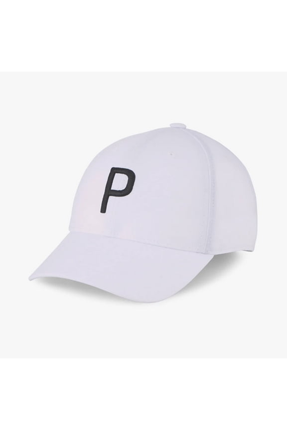 Structured P White Glow/Puma Black Headwear Men Fits All