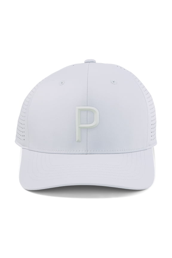 NEW Puma Golf Tech P Snapback Hat Cap - Ash Gray