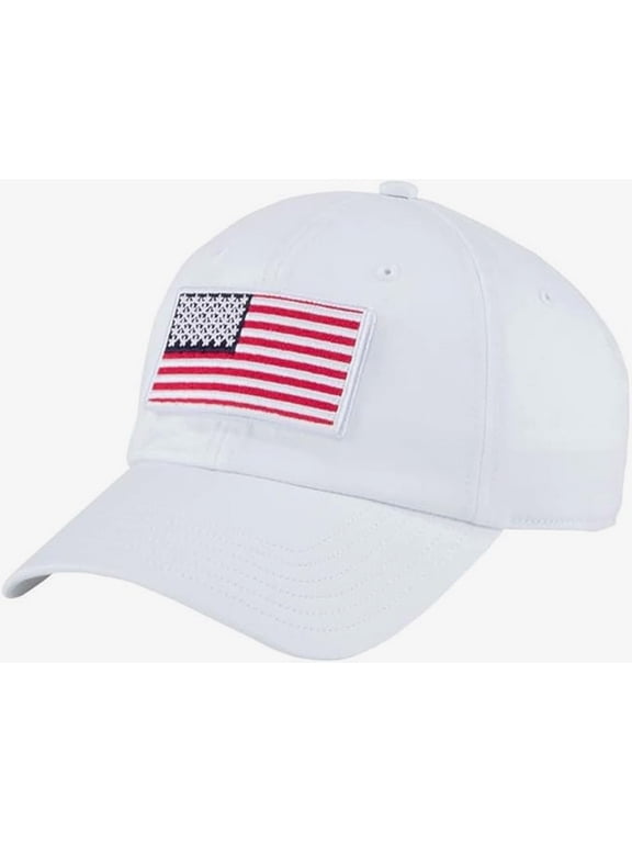 NEW Puma Volition Tactical Patch American Flag White Adjustable Hat/Cap