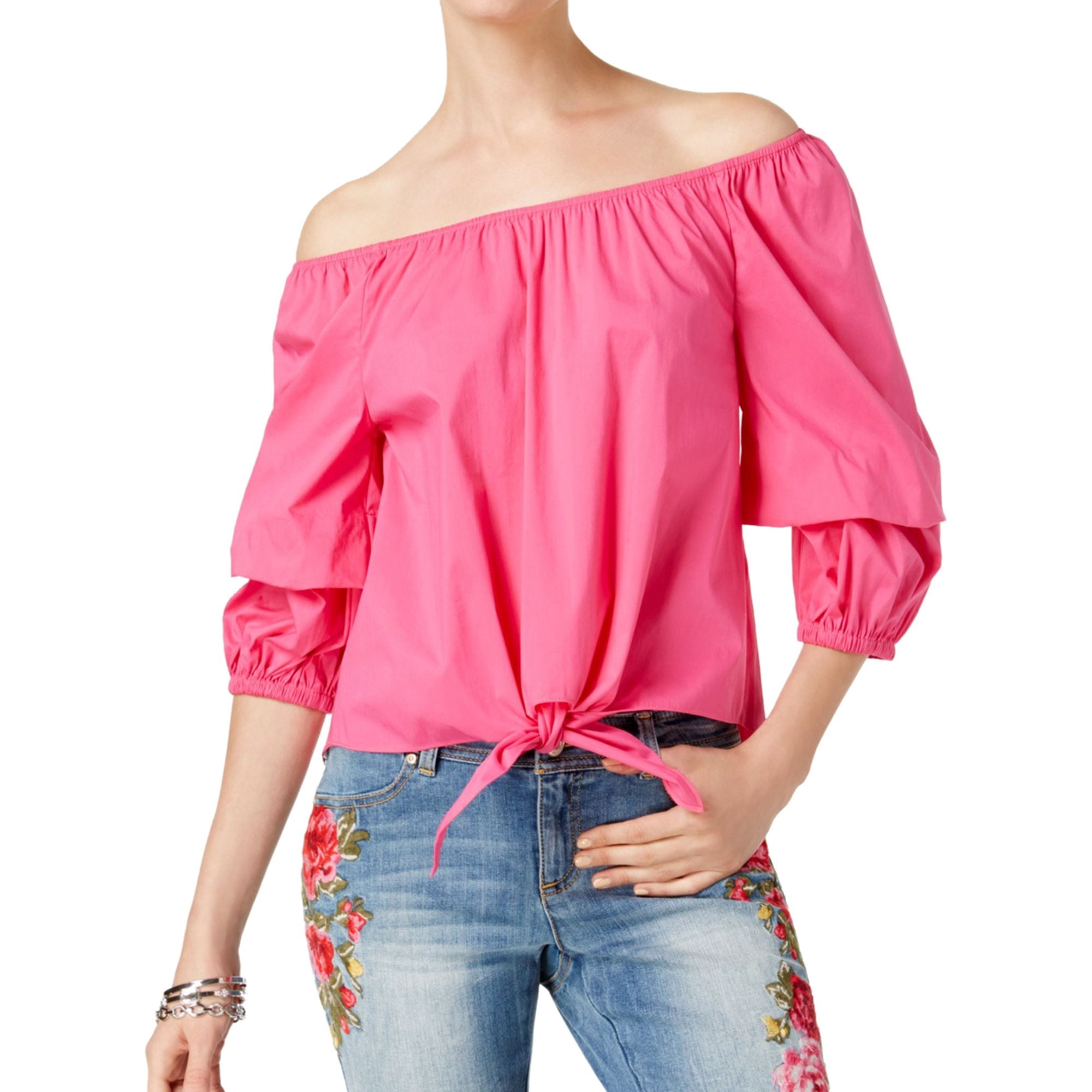 NEW Purple V-Neck Raw-Hem Women's Size XL Slub-Knit Tee Shirt - Walmart.com