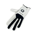 thumbnail image 1 of NEW Quality Sport Tour Cabretta White Black Leather Glove Men's Small, 1 of 1