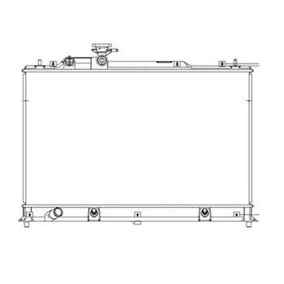 New Radiator Assembly Fits Mazda Cx-7 2.5L 10-11 L555-15-200 Ma3010233 L55515200