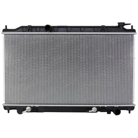 OEM Grade Radiator Compatible with 2007-2008 Nissan Maxima 3.5L VQ35DE V6 DOHC 24V 255HP SE SL Xtronic CVT FWD 1-Row Downflow Plastic Aluminum NI3010195 NI3010210 Replaces 21460-ZK30A