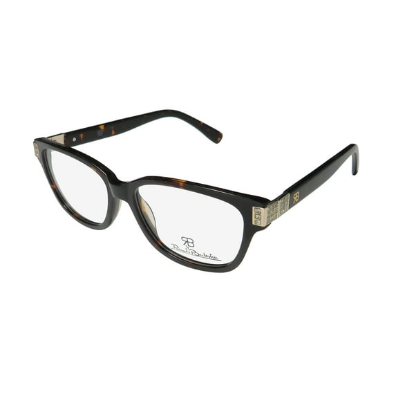 NEW RENATO BALESTRA RB013 WOMENS/LADIES RECTANGULAR FULL-RIM DARK TORTOISE FRAME DEMO LENSES 53-16-145 EYEGLASSES/EYE GLASSES