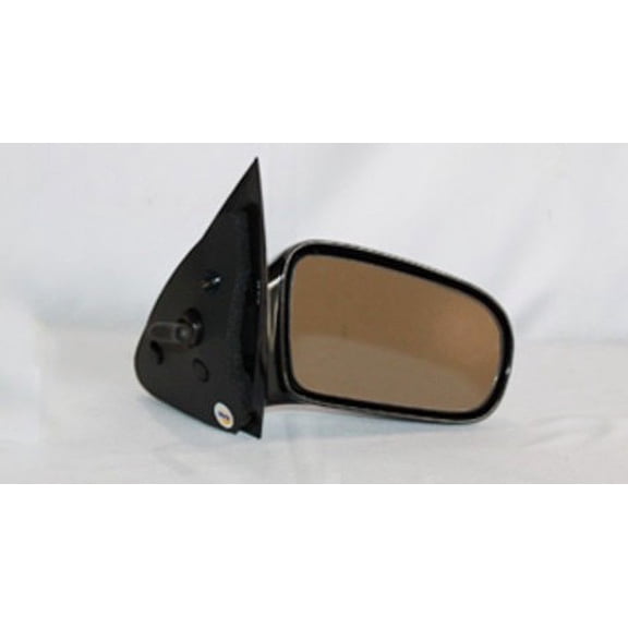 OEM Grade Right Passenger Side Power Door Mirror Compatible with 2003-2005 Chevrolet Cavalier 1995-2005 Pontiac Sunfire Coupe 2.2L I4 Non-Heated Paintable Replaces 22728847