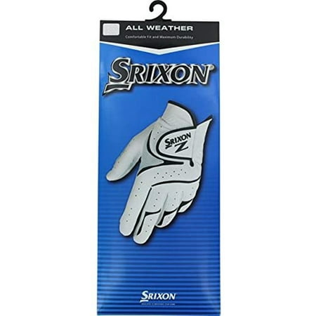 Srixon Men's All Weather Hybrid Golf Glove - Fits on Men's Right Hand Large - Fits on Right-hand
