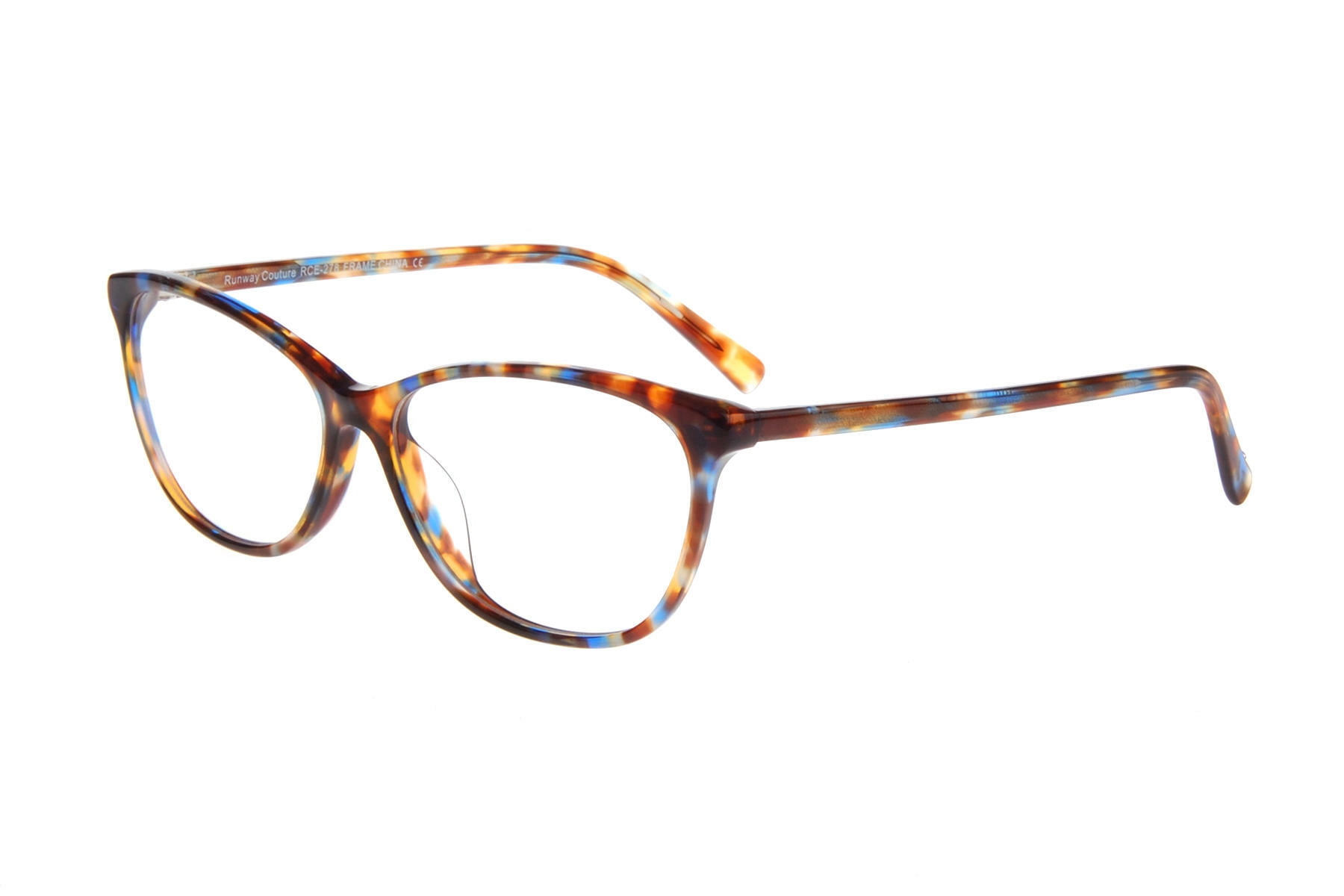 NEW RUNWAY COUTURE RCE 278 Blue Demi Eyeglasses 54mm with Runway Case NEW RUNWAY COUTURE RCE 278 Blue Demi Eyeglasses 54mm with  main image 3