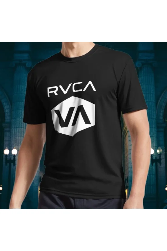 NEW! RVCA-Logo Long Sleeve T-Shirt Funny Size S to 5XL