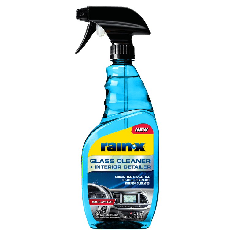 Rain-X Glass Cleaner + Interior Detailer, 23oz, Multi-Surface