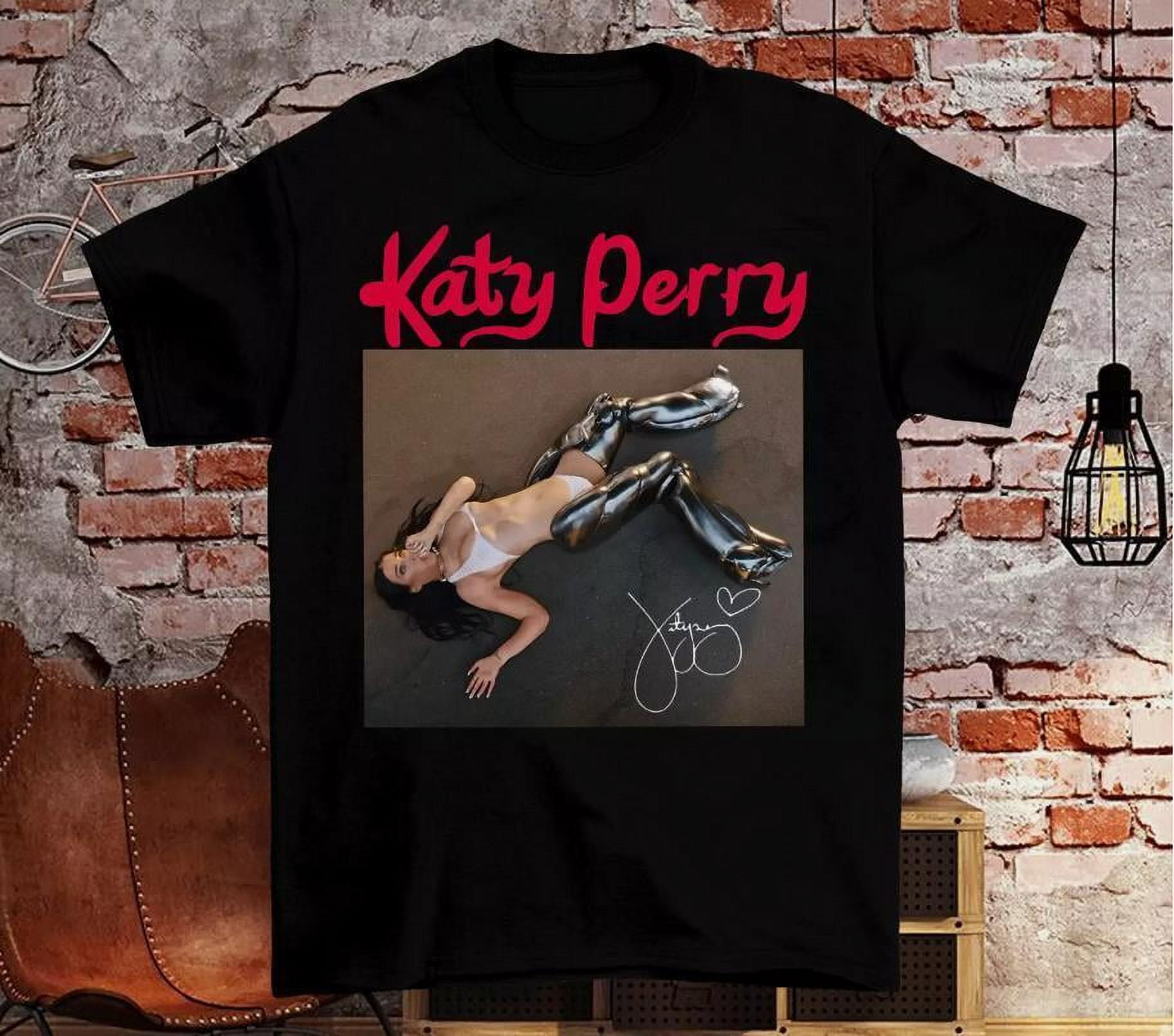 NEW Rare Katy Perry 2024 Signature Black All Size Shirt