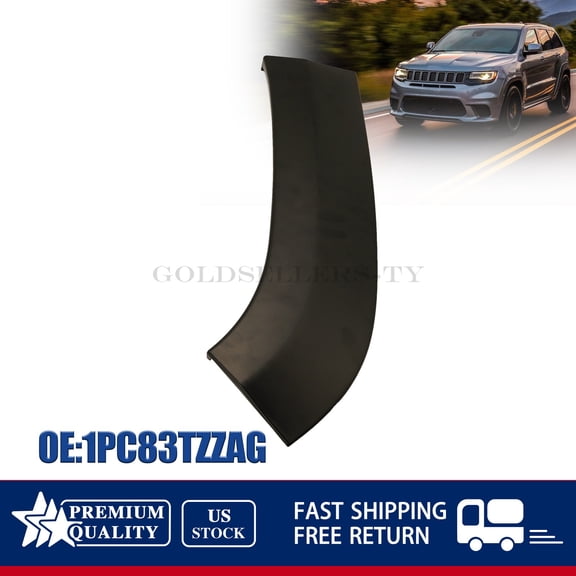 NEW Rear Left Door Flare For 12-21 Jeep Grand Cherokee SRT Trackhawk Summit