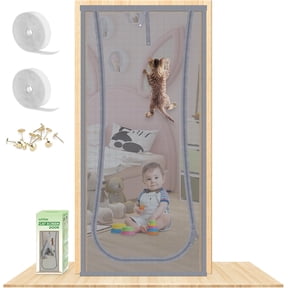 NEW Reinforced Cat Screen Door, Thickened Mesh Fits Door Size 30''x 80''