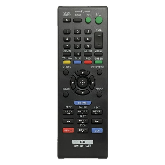 NEW Replacement DVD Blu-Ray Player Remote RMT-B119A for BDP-S470 BDP-BX110