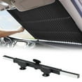 thumbnail image 1 of NEW Retractable Windshield Sun Shade for Car Fits Front Window of Various Models, 1 of 8