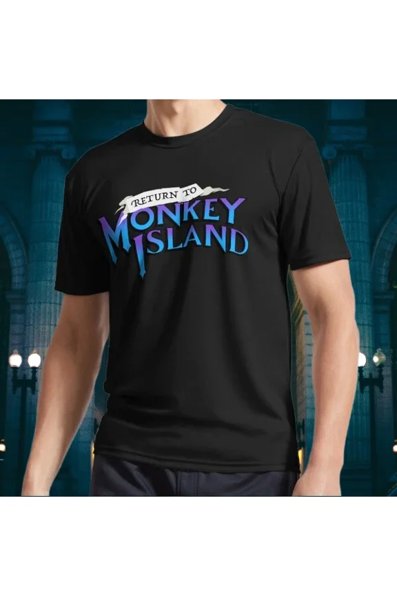 NEW! Return to Monkey Island Logo Long Sleeve T-Shirt Funny Size S to 5XL