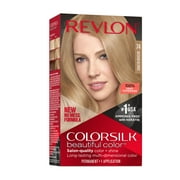 NEW Revlon Colorsilk Beautiful Permanent Hair Color, No Mess Formula, 074 Medium Blonde, 1 Pack