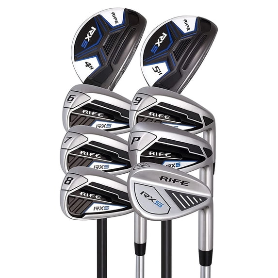 NEW Rife Golf RX5 4-PW+SW Combo Hybrid Irons Steel Regular