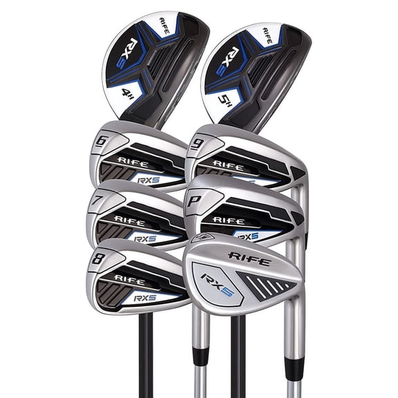 NEW Rife Golf RX5 4-PW+SW Combo Hybrid Irons Steel Regular