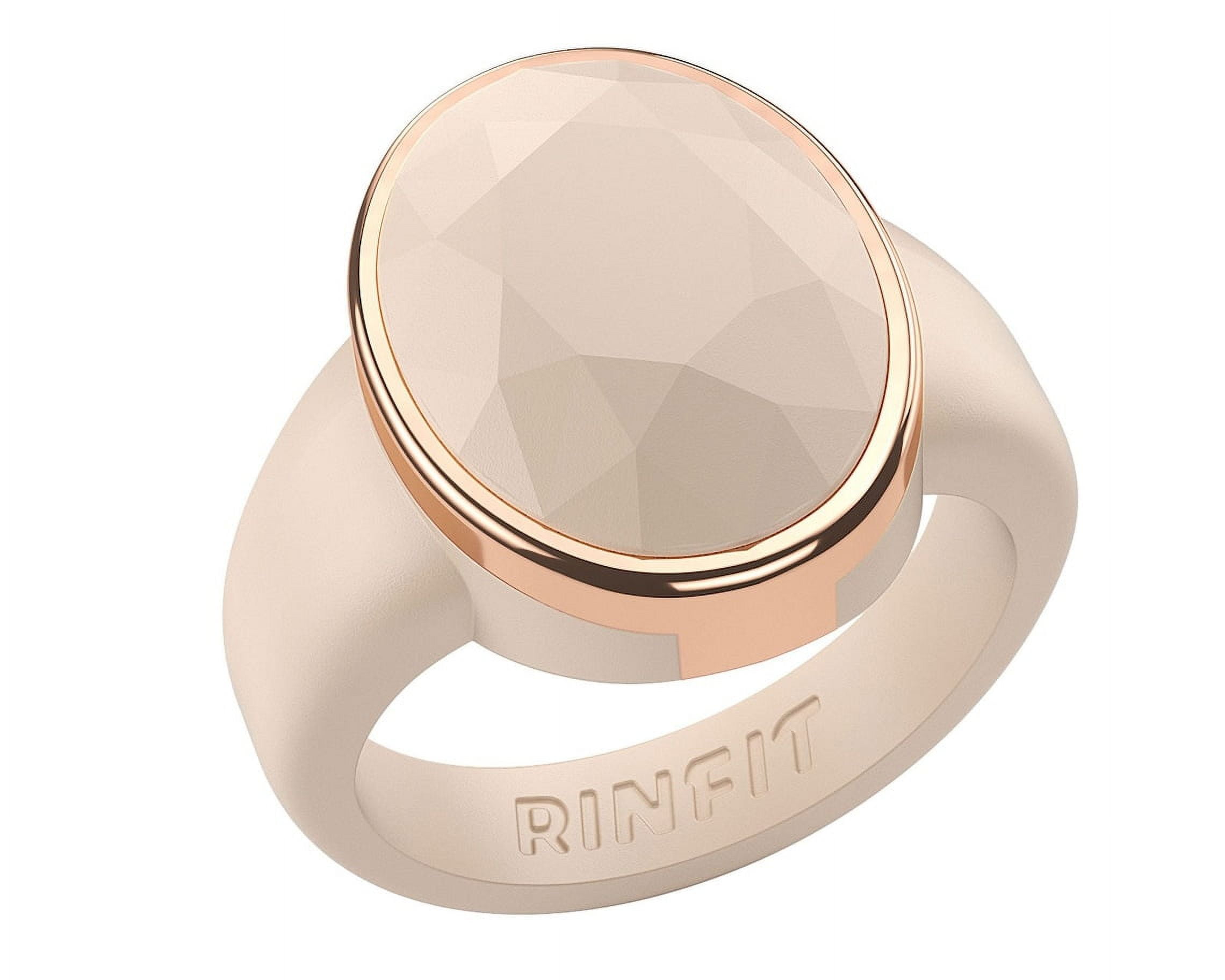 NEW! Rinfit Silicone Wedding Ring for Women - Soft Rubber Wedding Band ...