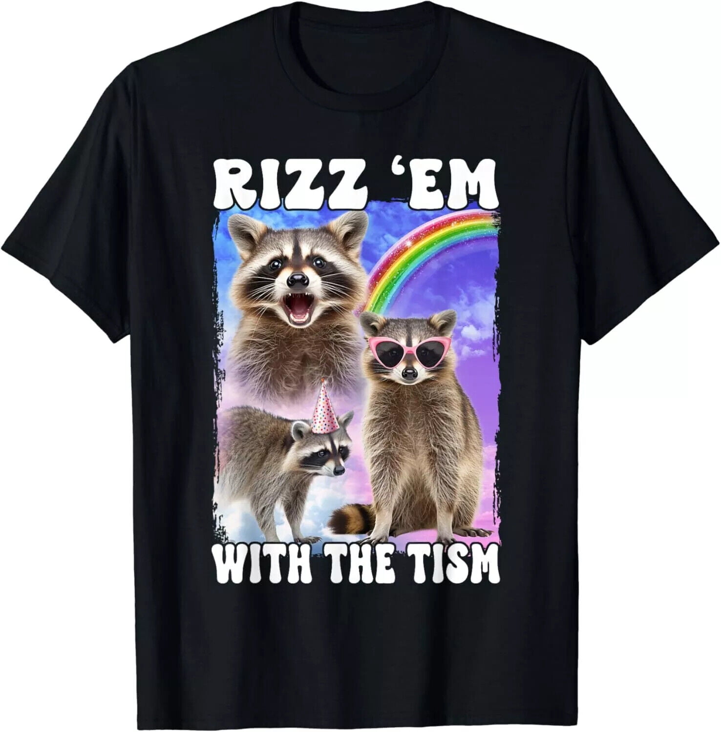 NEW! Rizz 'Em With The 'Tism Rizzler Ohio Rizz Funny Jokes TShirt