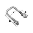 thumbnail image 1 of NEW SEACHOICE SQ U-BOLT-2 1/16 X2 13/16 SCP 57211, 1 of 2