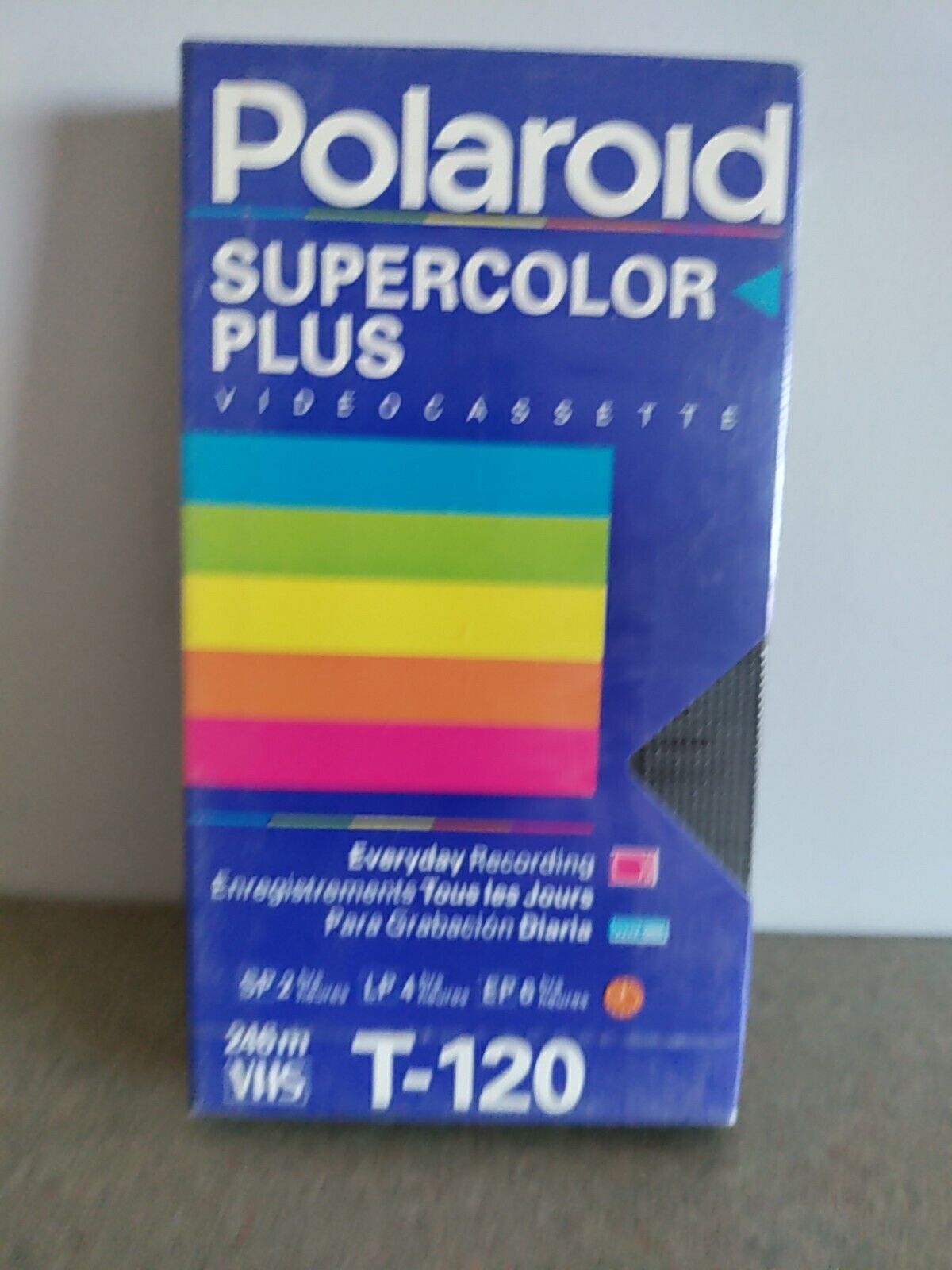 NEW SEALED Polaroid Supercolor Plus VHS Tapes T-120 Blank Video Cassette - image 1 of 1