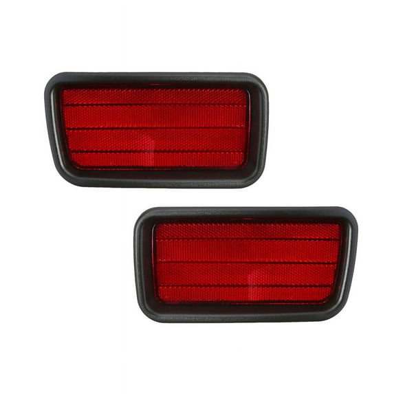 NEW SET OF 2 REFLECTOR LIGHTS IS COMPATIBLE WITH MITSUBISHI MONTERO SPORT 1999-2000 MR439716 MI1185101 MR439715 MI1184101