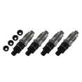 thumbnail image 1 of OEM Grade Fuel Injector Set of 4 Compatible with Kubota KX121-3 KX161-2 U45S L3600DT L3710DT L3940DT L4240DT L4310DT L4330DT L4600F M4700 R510 Replaces 16454-53905 Stens 1903-3021Q4, 1 of 2