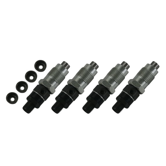OEM Grade Fuel Injector Set of 4 Compatible with Kubota KX121-3 KX161-2 U45S L3600DT L3710DT L3940DT L4240DT L4310DT L4330DT L4600F M4700 R510 Replaces 16454-53905 Stens 1903-3021Q4