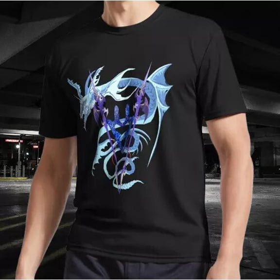 NEW SHIRT DRAGOON - FFXIV RACING LOGO T-SHIRT FUNNY SIZE S-5XL
