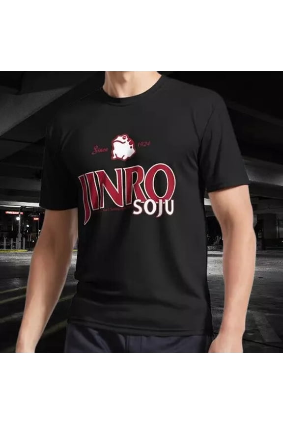 NEW SHIRT KOREAN FAMOUS BEVERAGE JINRO RACING LOGO T-SHIRT FUNNY SIZE S-5XL