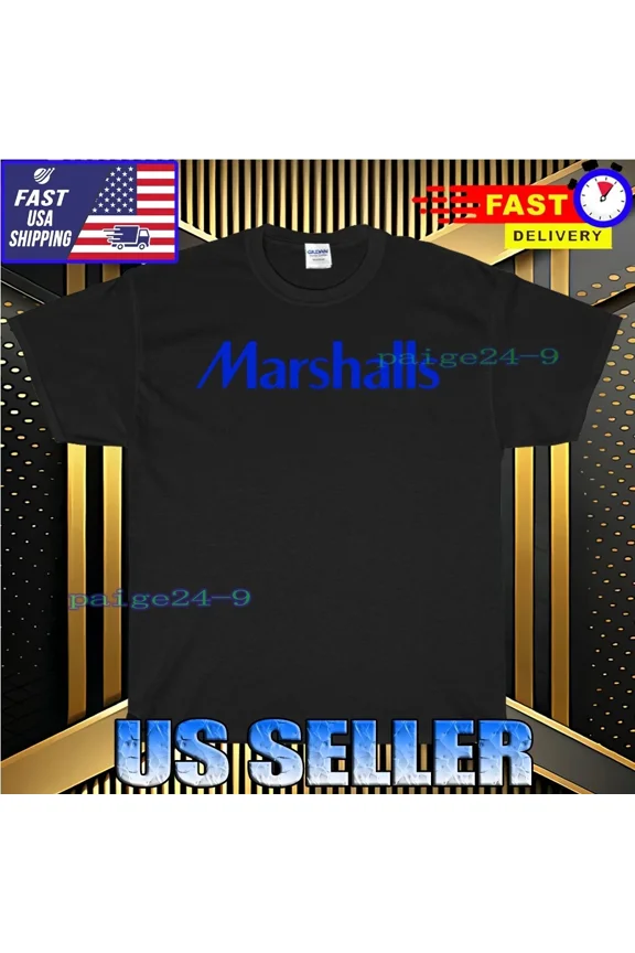 NEW SHIRT MARSHALLS DEPARTMENT LOGO T-SHIRT FUNNY USA UNISEX TEE SIZE S-5XL