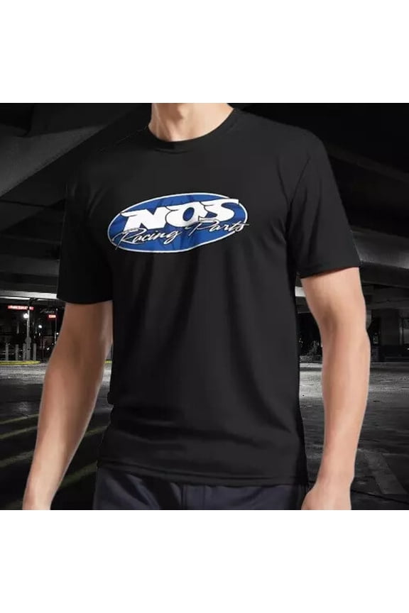 NEW SHIRT NOS RACING PARTS RACING LOGO T-SHIRT FUNNY SIZE S-5XL