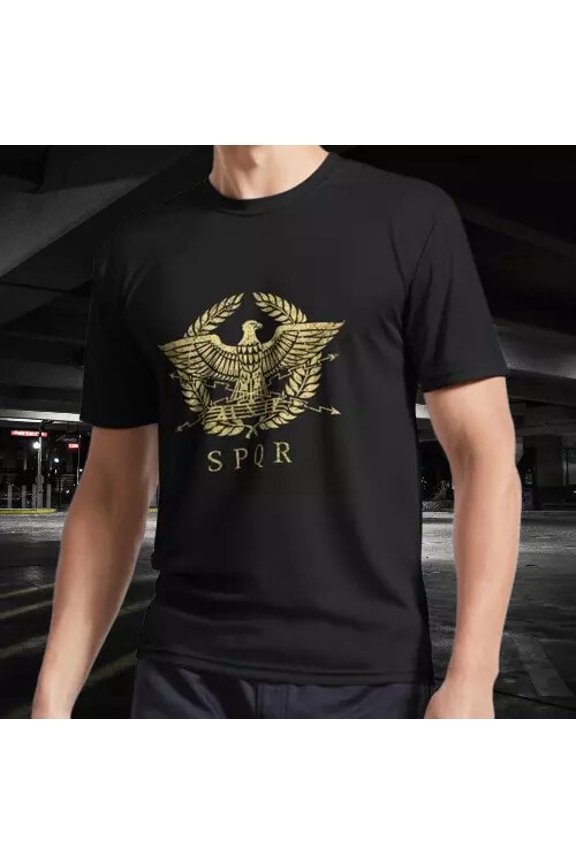 NEW SHIRT ROMAN EMPIRE EMBLEM RACING LOGO T-SHIRT FUNNY SIZE S-5XL