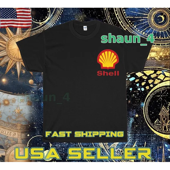 NEW SHIRT SHELL OIL AND GAS STATION LOGO UNISEX T-SHIRT FUNNY SIZE S TO 5XL