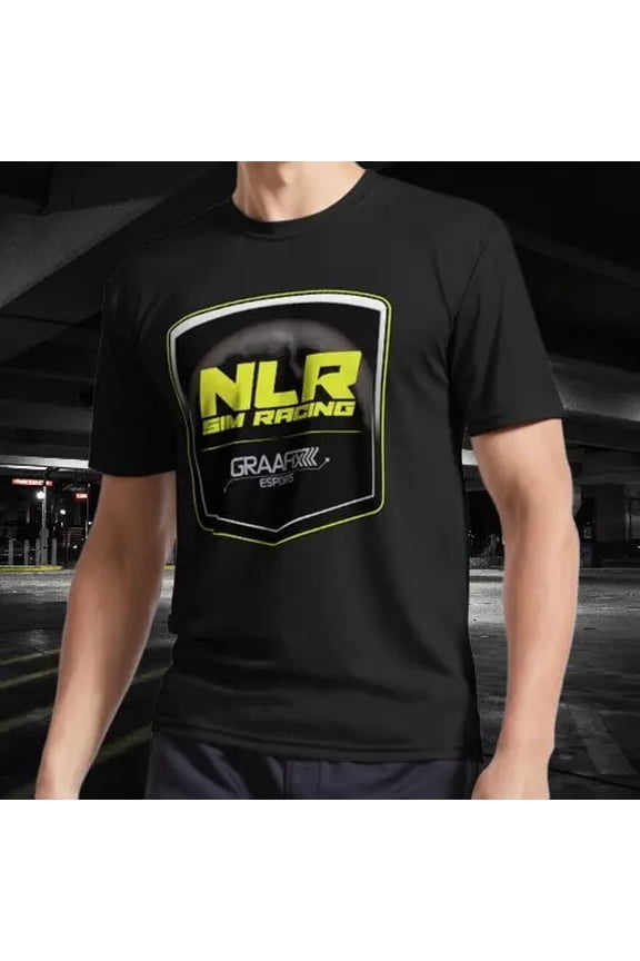 NEW SHIRT SIM RACING SHIELD RACING LOGO T-SHIRT FUNNY SIZE S-5XL